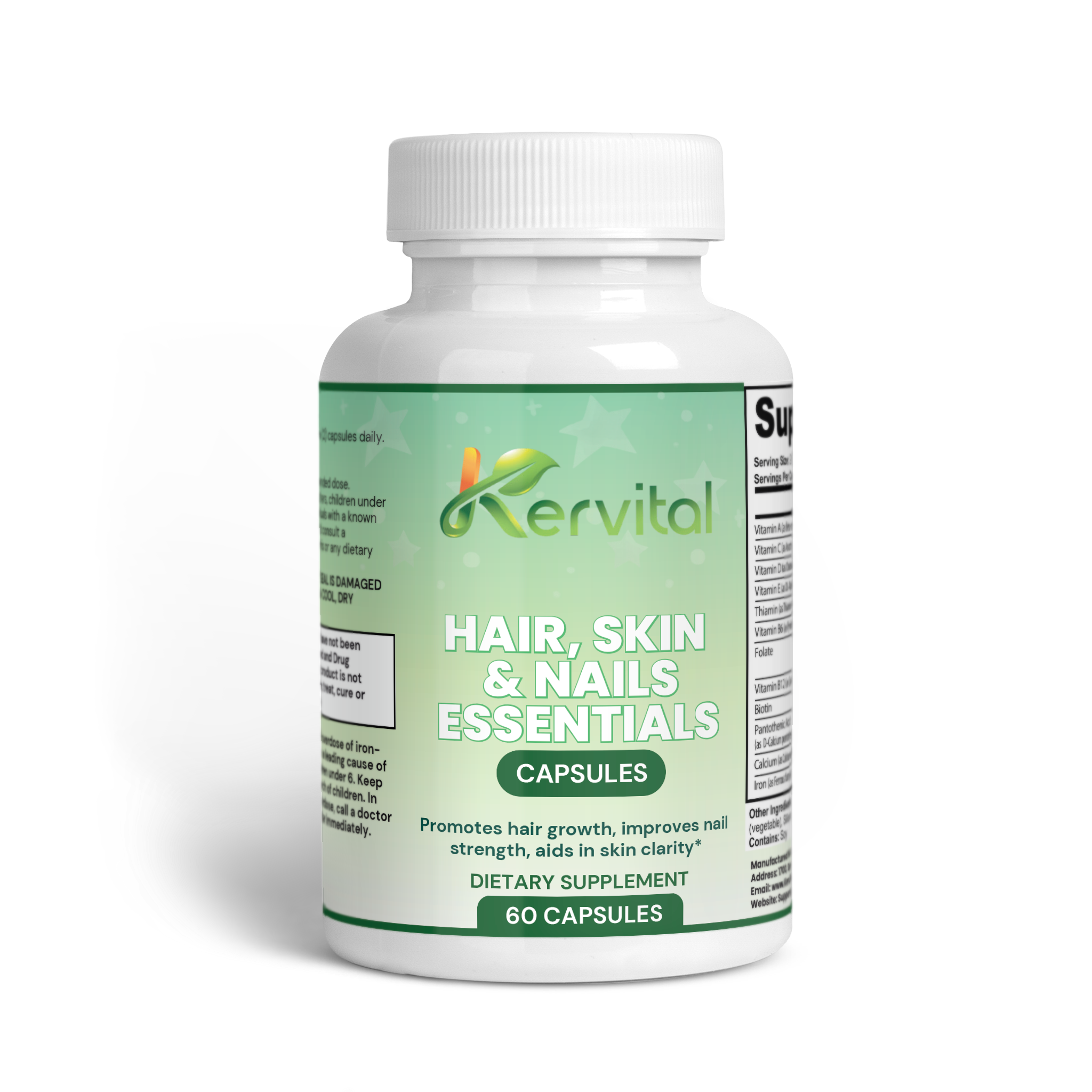 Kervital Hair, Skin & Nails Essentials Capsules